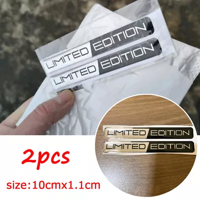 2x Mini 3D Limited Edition Logo Emblem Badge Car Stickers Decal Car Accessories • $2.78