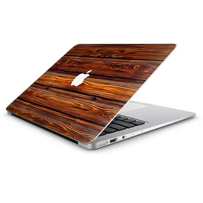 Skin Decal Wrap For Macbook Air 13 Inch 13  - Red Deep Mahogany Wood Pattern • $14.98