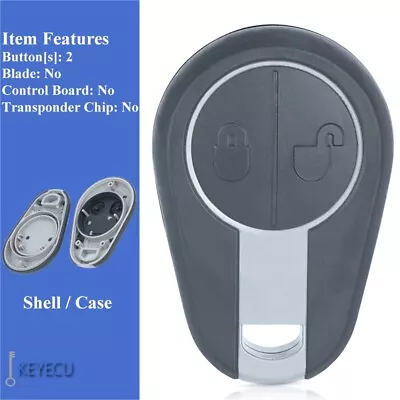 Replacement Remote Key Shell Fob Case 2 Buttons For Volvo Truck 630 670 780 880 • $14.31