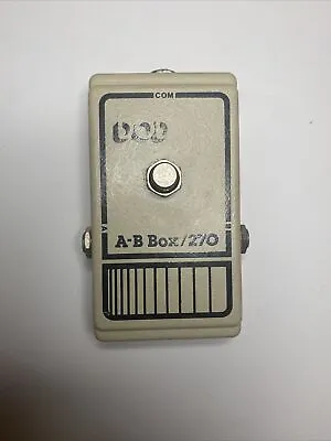 DOD A-B BOX 270 Selector Switch Guitar Pedal. Switch Between 2 Guitars Or Amps. • $37.95