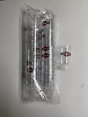 Martini & Rossi Mini Plastic Champagne Glasses Lot Of 20 Brand New • $12.99