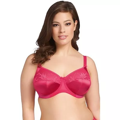 Elomi Caitlyn Collection 36F Underwire Bra Raspberry Pink  • $39.99