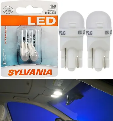 Sylvania LED Light 168 T10 White Two Bulbs Interior Map Replace Upgrade Fit • $16.50