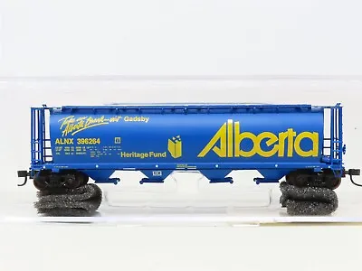 N Scale InterMountain 65117-21 ALNX Alberta 4-Bay Cylindrical Hopper #396264 • $29.95