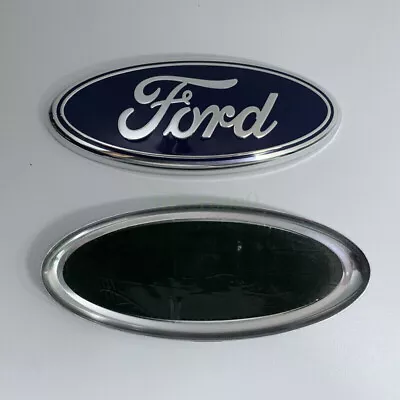 Front Oval Badge Grille Logo For Ford Fiesta 2012-2014 175mm X 70mm AU • $22.65