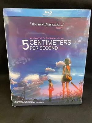 5 Centimeters Per Second Blu Ray Official Out Of Print Release Makoto Shinkai • $35.95