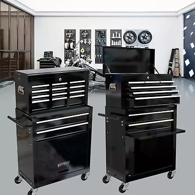 High Capacity Rolling Tool Chest With Wheels 8-Drawer Tool Storage Cabinet • $239