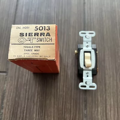 Sierra Electric Co Mercury Switch Quiet Toggle Three Way 5013 1/1 On EBay • $39