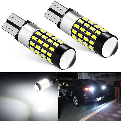 2x CANBUS 6000K White 921 912 T15 Super Bright Back Up Reverse LED Lights Bulbs • $14.99