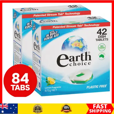 $31.57 • Buy 2 X 42pk Earth Choice All In One Dishwasher Tablets