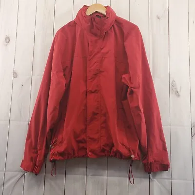 L.L. Bean Jacket Large Mens Soft Shell Red Vintage Full Zip Pockets • $24.49