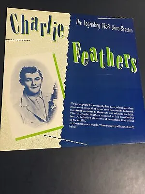 £14 • Buy Charlie Feathers The Legendary 1956 Demo Session 12  Vinyl Record LP 1986 Zu Zaz