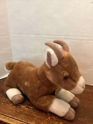 Realistic Aurora Miyoni Mountain Goat Ibex Wild Goat With Horns Plush Toy Figure • $20