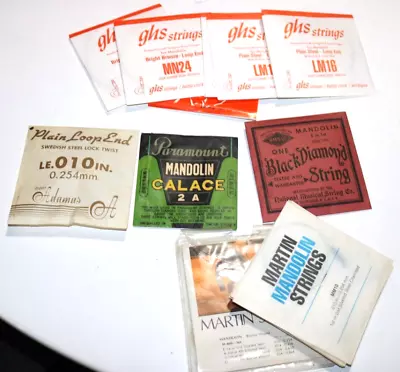 Mandolin Strings By Black Diamond Martin Adamas & GHS - Read Description • $15