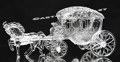 Royal Vintage Cinderella Horse And Carriage Coach Cake Topper Clear Party Favors • $10.95