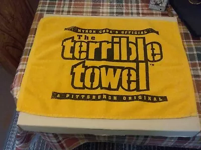 NFL Pittsburgh Steelers Terrible Sports Towel Myron Cope Officially Licensed • $4.98