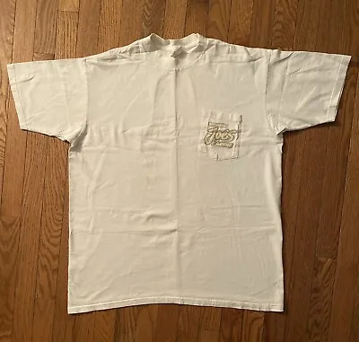 VTG Men's 90s Smokin' Joe's Camel Powered Racing Graphic Pocket T-shirt XL Faded • $21.99