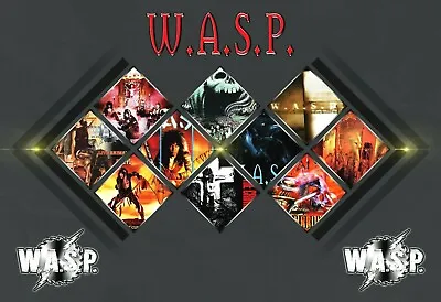W.A.S.P. WASP Rock Band 13x19 Poster Super Gloss Art Print • $22.99