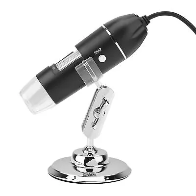 LED Microscope 50X-500X 0.3MP USB Magnifier For Computers WithHolder • $18.13