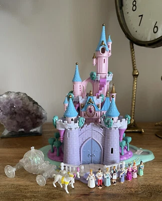$45.13 • Buy Vintage Bluebird Disney 1996 Polly Pocket Cinderella Light Up Enchant Castle100%