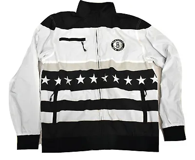 Zipway NBA Mens Brooklyn Nets Basketball Jacket LOOK S L XL • $9.99