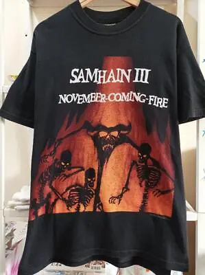 Samhain Band Tshirt Vintage 90s Novembe Coming Fire Danzig Retro Tshirt • $19.99