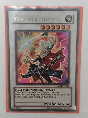 Yugioh NM XX-Saber Hyunlei ABPF-EN044 Ultra Rare • $16.09