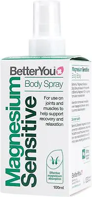 £11.31 • Buy BetterYou Magnesium Sensitive Body Spray|Vegan & Palm-Oil Free|100ml(600 Sprays)