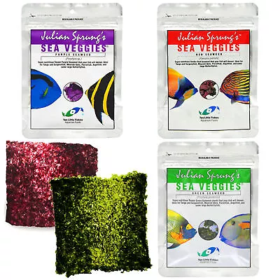 Aquarium Food Seaweed Julian Sprungs SEA VEGGIES Marine Tropical Algae 12g / 30g • £6.75