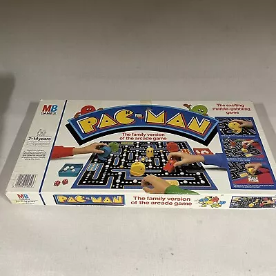 Vintage MB Games Pac-Man Original 1982 Retro Board Game Some Marbles Missing • £9.99