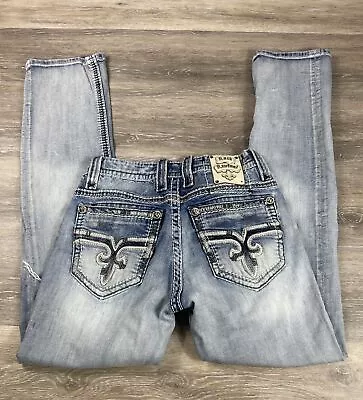 Rock Revival  98% Cotton Pineas Slim Straight Pockets Men's Jeans Size 32 X 32 • $69.99