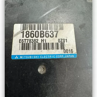 2011 Mitsubishi Outlander Engine Control Module ECU ECM OEM 1860B637 • $83