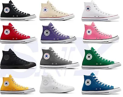 Converse Men's Chuck Taylor All Star High Top Sneaker Canvas Upper +MORE COLORS • $75.99