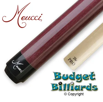 Meucci M1B Purple Heart Pool Cue W/ The Pro Shaft & Free Case • $361.25