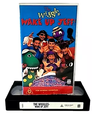 The Wiggles Wake Up Jeff! VHS PAL Video Cassette Tapes Vintage 95 Original Cast • $29.50