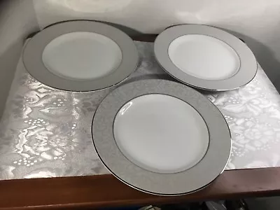 MIKASA PARCHMENT L3438 - Set Of 3 Salad Plates 8 1/8  Classic Design Set I • $19.99