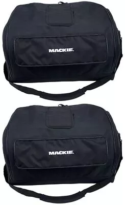 Pair Of Brand New Mackie Travel Speaker Bags Soft Covers For SRM350-V2 Or C200 • $150.98