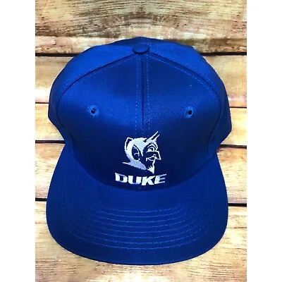 NOS Vintage Duke University Blue Devils Snapback Hat Cap Twins Enterprise (c8) • $19.99