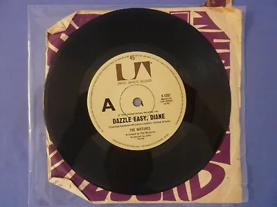The Mixtures Dazzle Easy Diane 7  Vinyl Single 45rpm 1973 United Artists K-5287 • $10.41