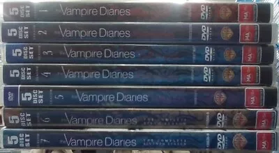 Vampire Diaries - Series. Seasons 1-7 DVD. R4 Australian Format. • $49.95