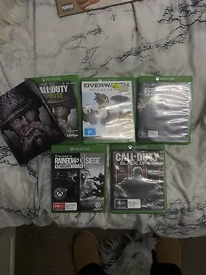 Xbox One Games Bundle X5 - WW2 FAULTY DISC • $30