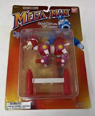 NEW SEALED 1995 CAPCOM Bandai Mega Man RUSH Action Figure Toy Vintage Nintendo • $75