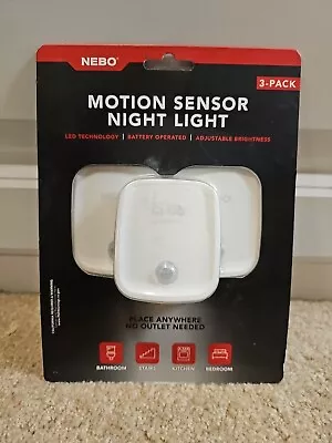 NEBO 3-Pack Motion Sensor Night Light • $17.69