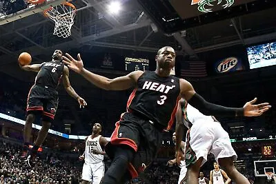 Lebron James & Dwyane Wade Alley Oop Miami Heat Poster (20x30) Inches • $19.99