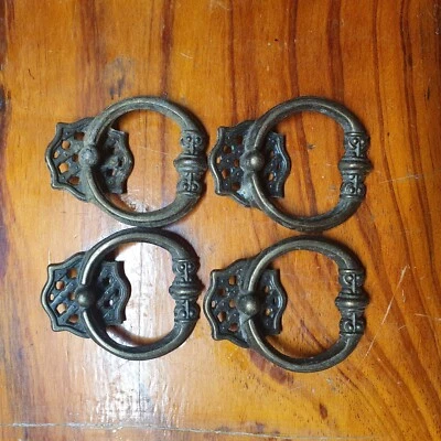 $39.99 • Buy Furniture Handles - Brass French Antique - Vintage Rare