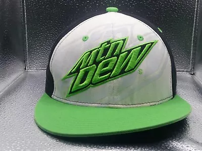 Mtn Dew Mountain Dew Raised Logo Snapback Licensed Hat 100% Cotton 2013 Pepsi • $11.99