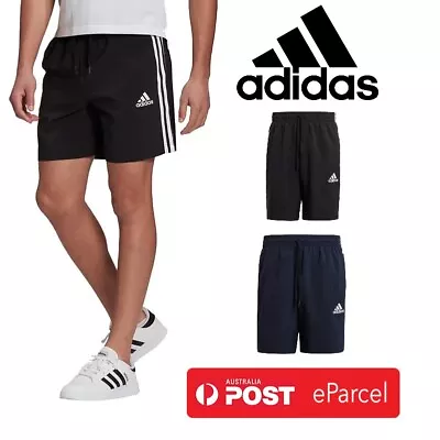 $44.95 • Buy Adidas Men's 3 Stripe Aeroready Chelsea Shorts Black Or Navy