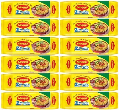 12 Packs X Maggi 2 Minutes Noodles Masala 560g- Maggi Real Taste Indian Snack • $119.99