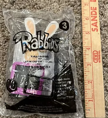 McDonalds Happy Meal Toy Rabbids #3 X-RAY Rabbid Toy NIP NEW • $5