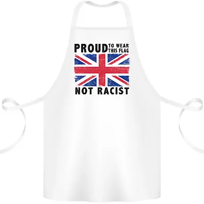 Proud To Wear Flag Not Racist Union Jack Cotton Apron 100% Organic • £12.99